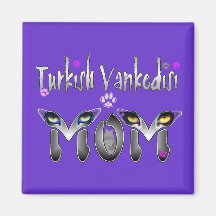 Türkische Vankedisi Katzen-Mamma-Geschenke Kühlschrankmagnete