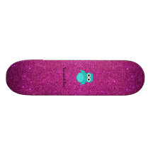 Türkiseule niedlich individuelle skateboards