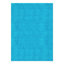 Turquoise Blue Embossed Look Wedding Damask DIY V2 Personalized Invites