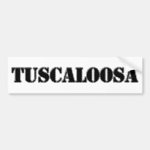 Tuscaloosa (2) auto aufkleber