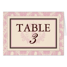 Tweeten Sie tweeten rosa Tabellen-Karte C