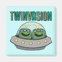 TWINVASION alien-Zwillings-Magnet