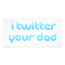 Twitter I Ihr Vati Personalisierte Foto Karte