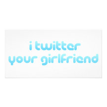 Twitter I Ihre Freundin Individuelle Photo Karte