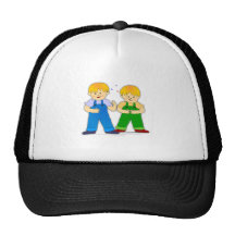 Two Boys Trucker Hats