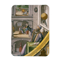 Tycho Brahe (1546-1601) alterte 40, unter seinem a Rechteckige Magnete