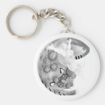 Tyger Mond Keychain Schlüsselbänder