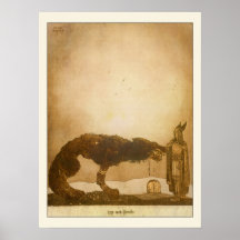 Tyr und Fenrir durch John Bauer Plakatdrucke