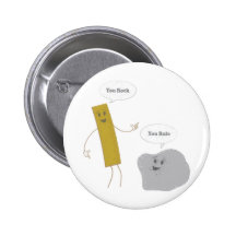 U-Felsen - u-Regel Anstecknadelbuttons