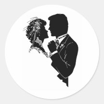 UAWG, das Aufkleber Wedding ist