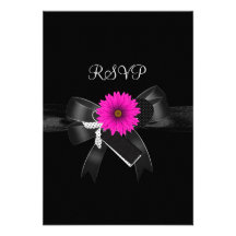 UAWG Party-Schwarz-weißer rosa Blumen-Bogen Individuelle Ankündigungen