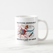 Übende Neurologie erfordert viel Nerv Kaffee Haferl