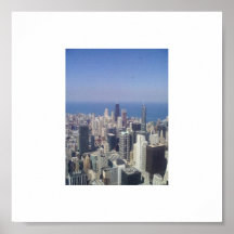 Über Chicago Posterdruck