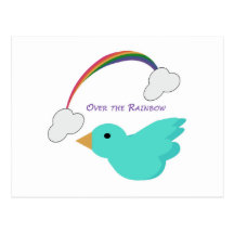 Über dem Regenbogen Postkarten