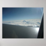 Über dem Wolken-Plakat