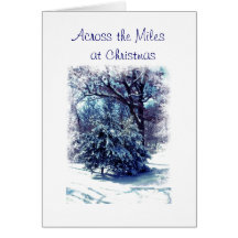 Über der Meilen-Winter-Märchenland-Karte