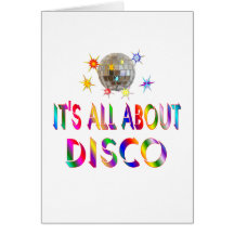 Über Disco Grußkarten