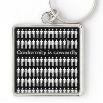 Übereinstimmung ist feiges Keychain schlüsselanhänger