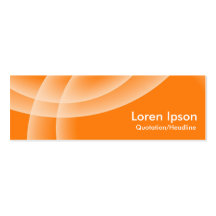 Überschneidenbereiche - Orange Visitenkarten Vorlagen