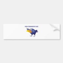 Überseeisches Blau AnimArArA Herzen Auto Sticker