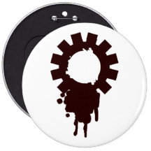 Übersetzt Logo Anstecknadelbuttons