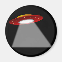 UFO - Alien-Raumschiff Kühlschrankmagnet