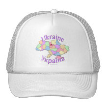 Ukraine-Karte Truckercap