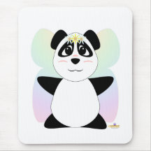 Umarmbarer feenhafter Panda-Bär Mauspad
