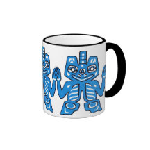 Umfassender Entwurf des Haida-amerikanischen Urein Kaffeetasse