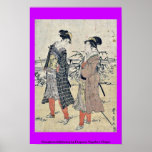 Umgewandelte Falknerei durch Utagawa, Toyohiro Uki Plakat