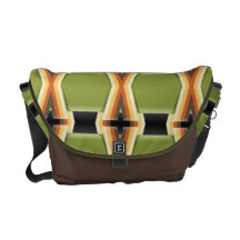 Umsponnene grüne Bänder Kuriertasche