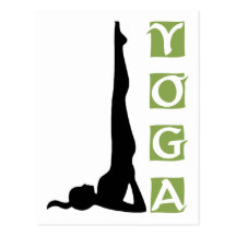 Umstellungs-Yoga-Pose-Geschenk Postkarten