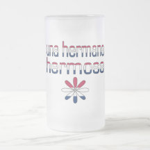 Una Hermana Hermosa Amerika Flaggen-Farben Kaffeetasse