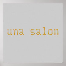 una Salon Plakatdrucke
