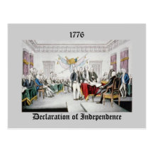 Unabhängigkeitserklärung Postkarten
