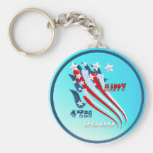 Unabhängigkeitstag-Flagge Keychain Schlüsselbänder