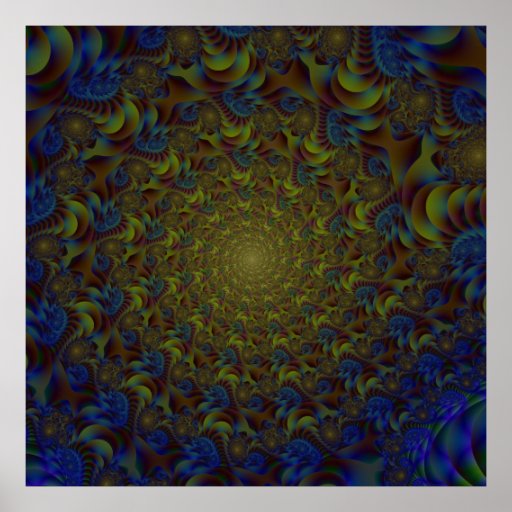 Unbegrenztes Spiralen-Plakat