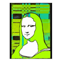 Unbekannte Postkarte Mona