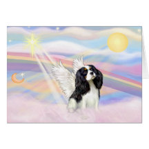 Unbekümmerter Königcharles Spaniel Karte