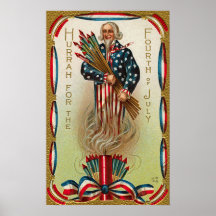 Uncle Sam Weiter von Juli-Plakat