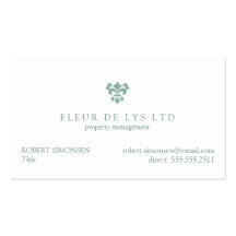 Une Lilie Visitenkarten