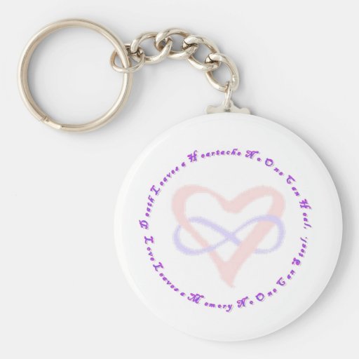 Unendlichkeits-Herz Keychain Schlüsselanhänger