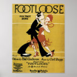 Ungebundene Vintage Songbook-Abdeckung Posterdruck