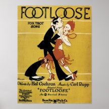 Ungebundene Vintage Songbook-Abdeckung Posterdruck