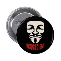Ungehorsam Anstecknadelbutton