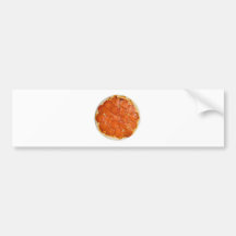 Ungekochte Pepperonis und Käsepizza Autosticker
