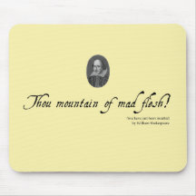 Ungewöhnliches Geschenk Shakespeare Mousepad #2.