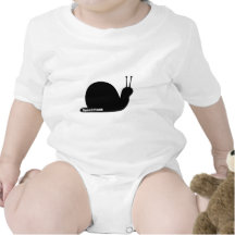 ungewöhnliches Schneckeschwarzes der Geschwindigke Tshirt