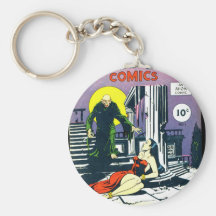 Unheimliche Comicbücher Schlüsselband