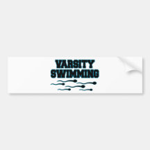 Uni-Schwimmen Autosticker